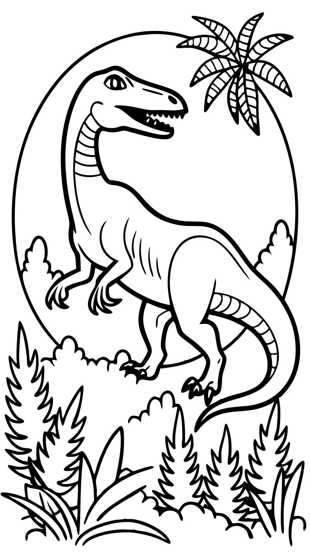 Página para colorear de Baryonyx